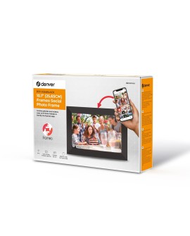 Denver PFF-1024BMK2 cyfrowa ramka na zdjęcia Czarny 25,6 cm (10.1") Ekran dotykowy Wi-Fi