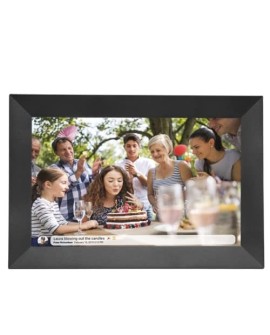 Denver PFF-1024BMK2 cyfrowa ramka na zdjęcia Czarny 25,6 cm (10.1") Ekran dotykowy Wi-Fi