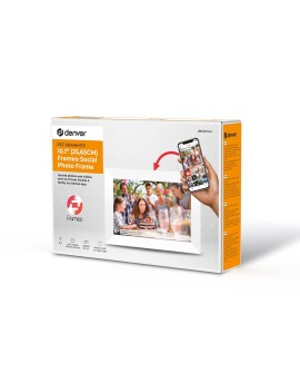 Ramka na zdjęcia Denver z FRAMEO 10.1" 16GB biała