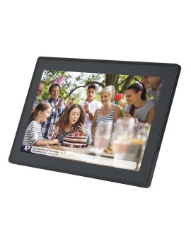 Denver PFF-1514B cyfrowa ramka na zdjęcia Czarny 39,6 cm (15.6") Ekran dotykowy Wi-Fi