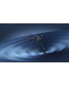 Słuchawki bezprzewodowe kostne Shokz OpenComm2 UC USB-A + adapter USB-A czarne