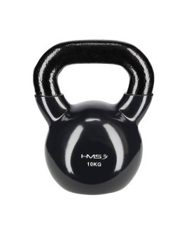 Kettlebell winylowy 10 kg czarny HMS KNV10