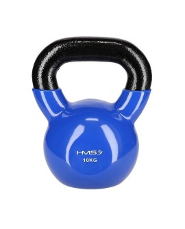 Kettlebell winylowy 10 kg granatowy HMS KNV10