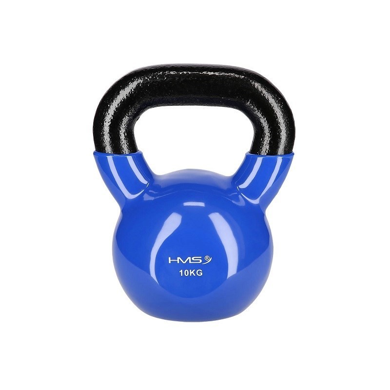 Kettlebell winylowy 10 kg granatowy HMS KNV10