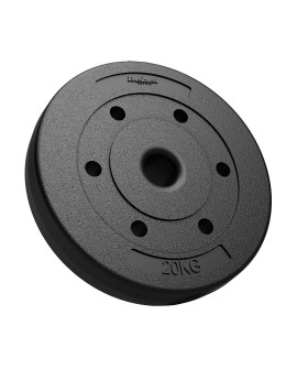Obciążenie bitumiczne 20kg, otwór 51mm - do sztang olimpijskich, REBEL ACTIVE