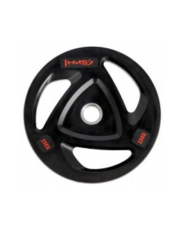 Talerz olimpijski ogumowany 25 kg HMS TOX25