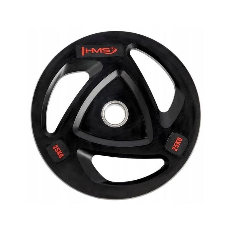 Talerz olimpijski ogumowany 25 kg HMS TOX25