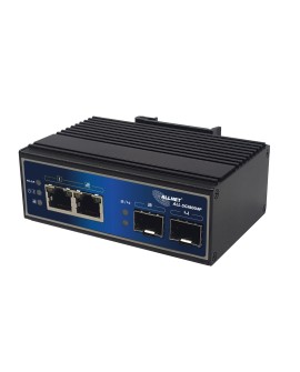 ALLNET ALL-SGI8004P łącza sieciowe Nie zarządzany Gigabit Ethernet (10/100/1000) Obsługa PoE Czarny