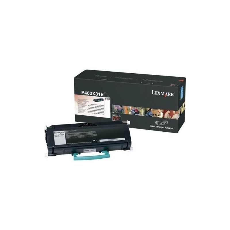 Lexmark Toner E460X31E Black