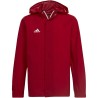 Kurtka dla dzieci adidas Entrada 22 All Weather Jacket czerwona HG6300 164cm