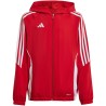 Kurtka dla dzieci adidas Tiro 24 czerwona IM8800 116cm