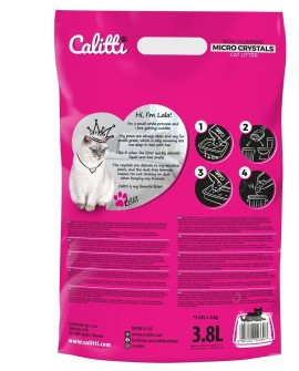 CALITTI Micro Crystals - żwirek silikonowy dla kota - 3,8l
