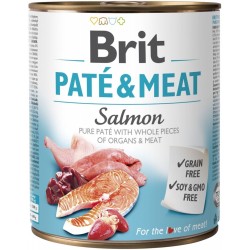 BRIT Paté & Meat z łososiem...