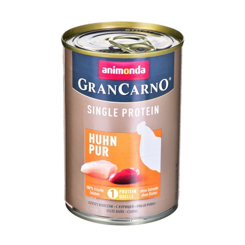 ANIMONDA GranCarno Single Protein kurczak - mokra karma dla psa - 400g