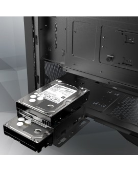 RAIJINTEK SILENOS MS Midi Tower Czarny