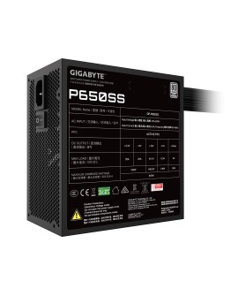 GIGABYTE P650SS moduł zasilaczy 650 W 20+4 pin ATX ATX Czarny