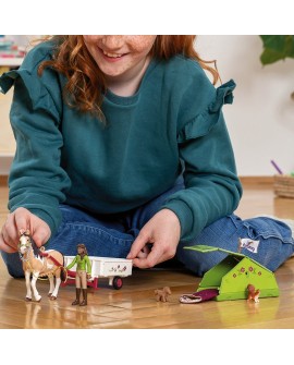 Schleich 42533 Przygoda Sary na kampingu Horse Club