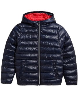 Kurtka dla dziewczynki 4F granatowa HJZ21 JKUDP001 31S 122cm