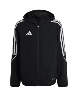 Kurtka dla dzieci adidas Tiro 23 League Windbreaker czarna IA1623 152cm