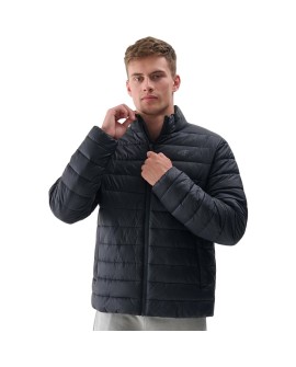 Kurtka puchowa męska 4F M483 głęboka czerń 4FWAW24TDJAM483 20S S