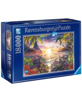 Puzzle Ravensburger Rajski Zachód Słońca 18000 el