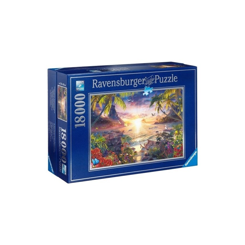 Puzzle Ravensburger Rajski Zachód Słońca 18000 el