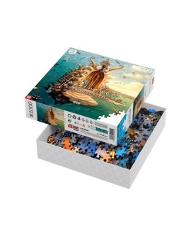 Puzzle Good Loot 1000 Imagination Jacek Yerka Port / Harbor