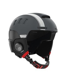 Kask narciarski Bluetooth 54-58cm Intercom/SOS szar