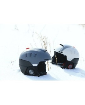 Kask narciarski Bluetooth 57-61cm Intercom/SOS biał