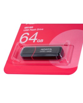 Pendrive ADATA UV150 AUV150-64G-RBK (64GB USB 3.0 kolor czarny)