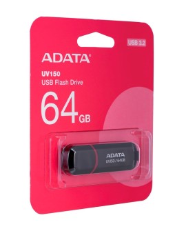 Pendrive ADATA UV150 AUV150-64G-RBK (64GB USB 3.0 kolor czarny)