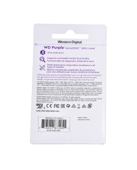 Karta pamięci WD Purple microSDXC WDD0256G1P0C (256GB Class 10, Class U1)