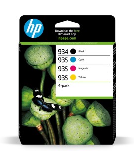 HP 934 BLACK / 935 CMY INK/CARTRIDGE 4-PACK