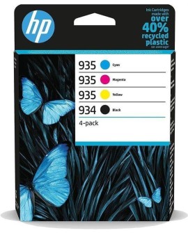 HP 934 BLACK / 935 CMY INK/CARTRIDGE 4-PACK