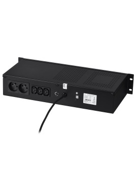 Zasilacz UPS EVER ECO Pro 700 AVR CDS 19" 2U (Rack 700VA) (W/EAVRRM-000K70/00)
