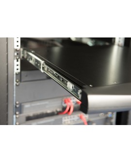 Digitus Konsola modułowa z monitorem TFT o przekątnej 19” (48,3 cm), 16-portowym przełącznikiem KVM & touchpadem, klawiatura