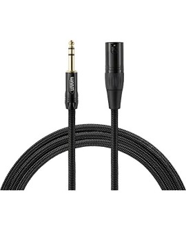 Warm Audio PREM-XLRM-TRSM-6 kabel audio 1,8 m XLR 6.35mm TRS Czarny
