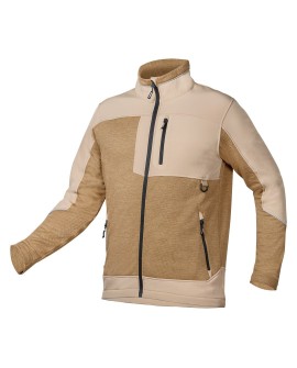 Bluza softshell OUTDOOR, beżowa, rozmiar XXL