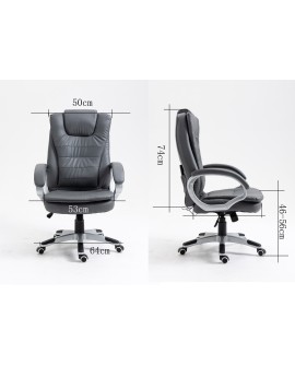 Fotel biurowy z masażem, podgrzewany ACTIVEJET YK7304 szary