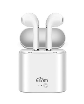 Słuchawki Media tech MT3589W (douszne Bluetooth z wbudowanym mikrofonem kolor czarny