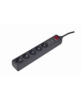 Listwa zasilająca ENERGENIE SPG5-C-15 (5 x VDE 4,5m kolor czarny)