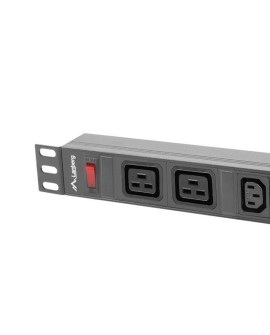 LANBERG LISTWA ZASILAJĄCA RACK PDU (1U, 16A,2XC19,8XC13)