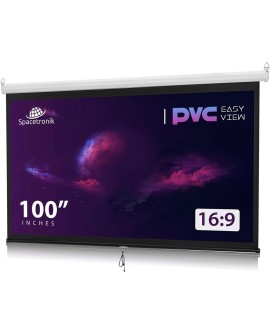 Ekran projekcyjny zwijany ręcznie 100" 16:9