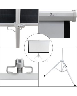 Extralink Ekran projekcyjny Projection Screen 120" 16:9, 266x149cm, PVC, pół-automatyczne zwijanie