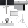 Extralink Ekran projekcyjny Projection Screen 120" 16:9, 266x149cm, PVC, pół-automatyczne zwijanie