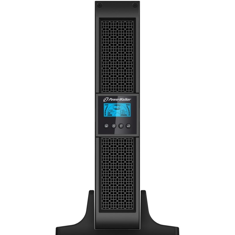PowerWalker VFI 1000RT LCD zasilacz UPS Podwójnej konwersji (online) 1 kVA 900 W 8 x gniazdo sieciowe