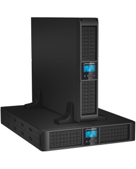 PowerWalker VFI 1000RT LCD zasilacz UPS Podwójnej konwersji (online) 1 kVA 900 W 8 x gniazdo sieciowe