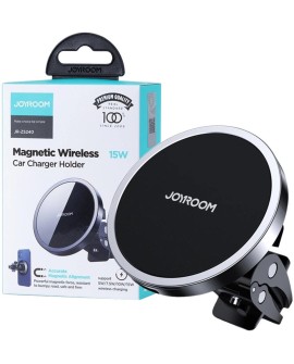 Uchwyt samochodowy magnetyczny ładowarka indukcyjna Joyroom JR-ZS240 Qi 15W MagSafe Apple Iphone