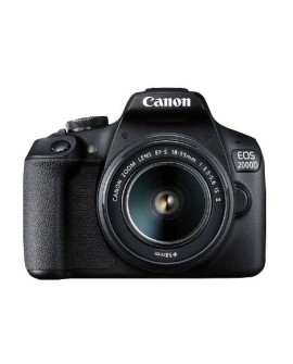 Canon EOS 2000D BK 18-55 IS II EU26 Zestaw do lustrzanki 24,1 MP CMOS 6000 x 4000 px Czarny