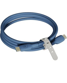 Motorola Silicone Cable C-C 5A 2m, Blue